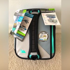 ULTRA Arctic Zone Expandable Lunch Pack with 4Container+lids, 2 ice packs aqua